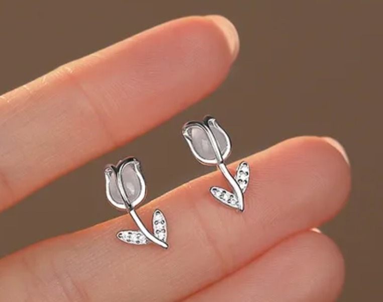 Pendientes Tulipán