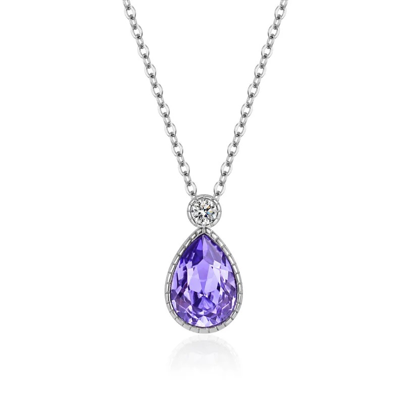 Collar Gota Morada