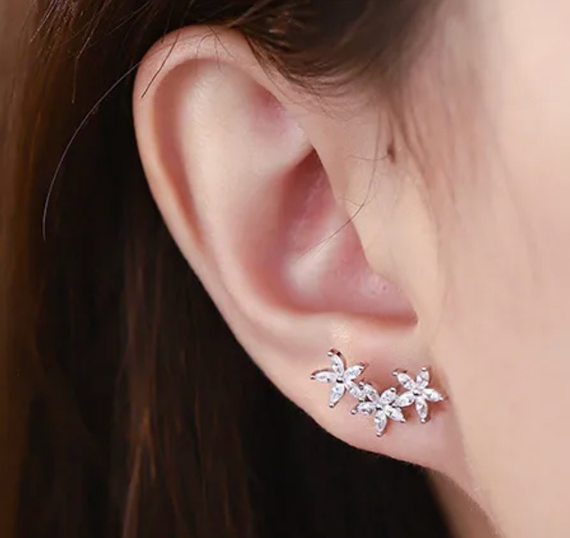 Pendientes Flor